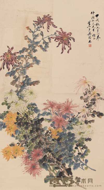 吴树本 山水 立轴 150×82cm